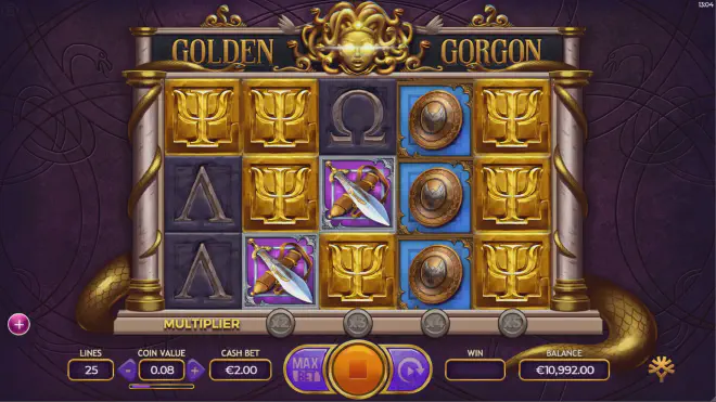 Потопете се в гръцката митология с Golden Gorgon